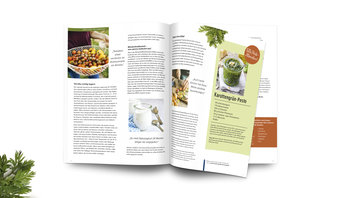 Blick in den Magalog- Thema Rezepte