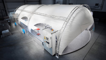 Hemovent Reinraum - Komplettansicht außen Vogelperspektive