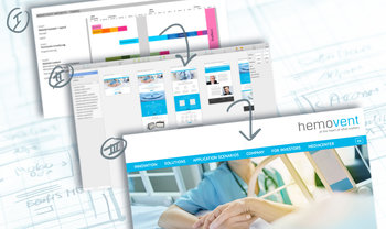 Hemovent Website: Konzeptionelles Vorgehen