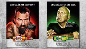 2 Beispiele für Lederer Testimonial-Kampagne