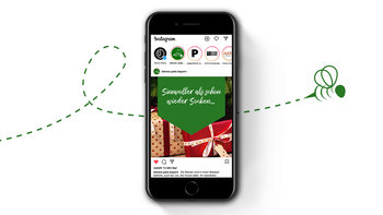 Bienen Pate Instagram Post Xmas Geschenk Teaser "Statt Socken"