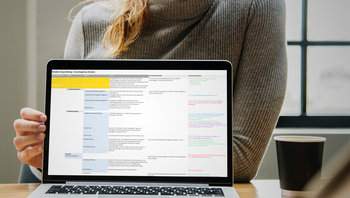 Vorschlag neue Struktur der Wackler Service Group Website: Ansicht Laptop