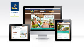 Tchibo-Onlineauftritt auf PC und Tablet