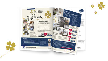 Blick in den Magalog- Thema Jubiläumsgewinnspiel