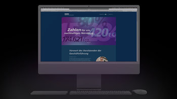 Digitaler STWN Geschäftsbericht 2020 Startscreen Nachtversion