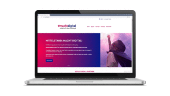 Website der Initiative #machtdigital