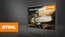 STIHL Werbeplakat "Intelligenzbestie!"