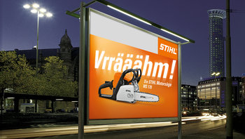 Großfläche zur STIHL Motorsäge MS 170