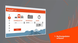 Bildschirm Buchungsdaten erfassen