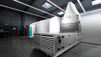 Reinraum Hemovent Außenansicht - Schleuße und Luftfilteranlage