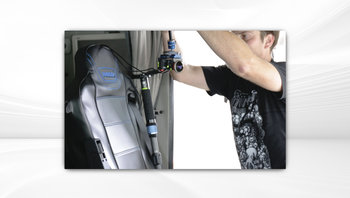 Kamera-Aufbau in Fahrerkabine eines IVECO STRALIS 