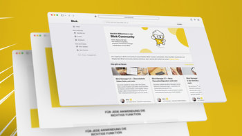 Blink mit springenden Männchen