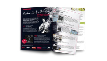 Blick in den Magalog- Thema Form und Design