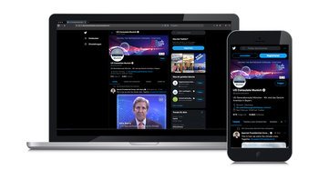 Ansicht Twitter Innovation Week - Desktop und Smartphonse