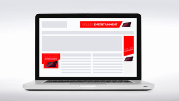 Monitor: Ansicht Werbemaßnahme ProSieben Entertainment Pad