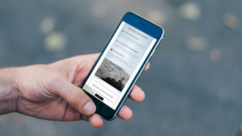 CALIDA-Landingpage: Smartphone-Ansicht