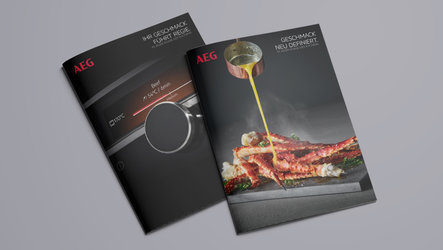 2 Broschüren AEG „Mastery Range“: Cover