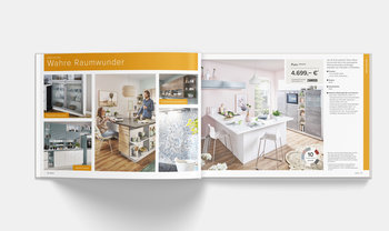 Küchen Quelle Katalog, offen, Raumwunderküchen
