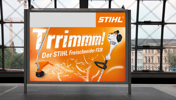Großfläche zur STIHL Freischneider FS38
