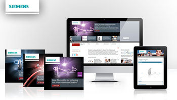 Siemens Online-Auftritt binax und Broschüren