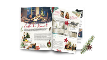 Blick in den Magalog- Thema Festliche Momente