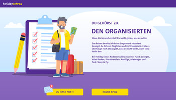 Travel Buddy - Beschreibung Ergebnistyp: Der Organisierte