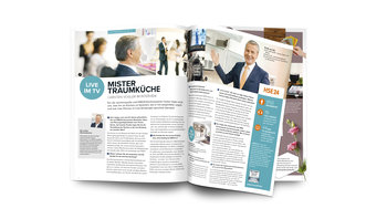 Blick in den Magalog- Thema Mister Traumküche