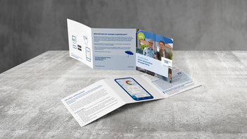 App InfoFlyer mit Kampagnenmotiv