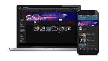 Ansicht YouTube Kanal Innovation Week - Desktop und Smartphone