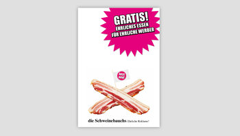 Aufkleber: "Die Schweinebauchs"