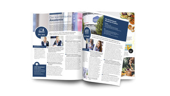 Blick in den Magalog- Thema die Küchenquelle Akademie