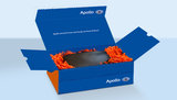 Geöffnete Verpackung von Apollo-Optik
