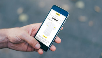 CALIDA-Landingpage: Ansicht Smartphone