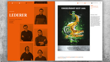 Vorstellung Bloom-Team Nürnberg mit Lederer-Kampagne im Jahr der Werbung