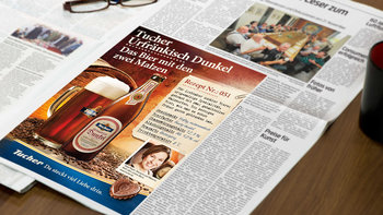 Tucher Printanzeige in der Tageszeitung