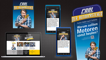 Überblick Werbemaßnahmen zum Autoversteher: Social-Media-Maßnahmen, Banner, Anzeigen