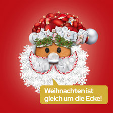 Weihnchtsmanngesicht