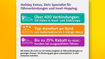 Übersicht Vorteile Fähre Buchen mit HX