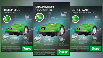 3 Varianten VIKING-Printanzeige: Der Zukunft gewachsen