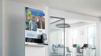 POS Plakat mit Kampagnenmotiv