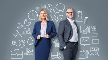 Wackler Service Group Website: Ansicht Personen zu den einzelnen Geschäftsbereichen