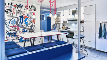 Bloom Küche Nürnberg mit Live Painting des Pop-art-Künstlers @jimavignon