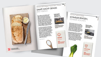 AEG Broschüre/Leaflet aufgeschlagen