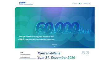 STWN Geschäftsbericht 2020 - KeyVisual Hell-Modus