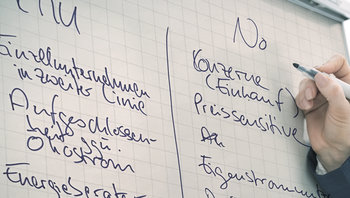 Der Bloom Brand-Masterplan zum Relaunch von PST Energie wird erstellt