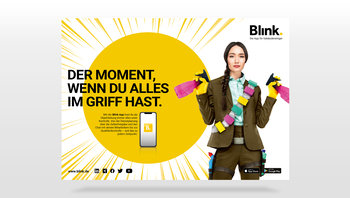 Kampagnen-Motiv Superheldin à la Lara C.