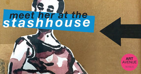 Teilansicht Flyer zum ART AVENUE Opening – Containereröffnung