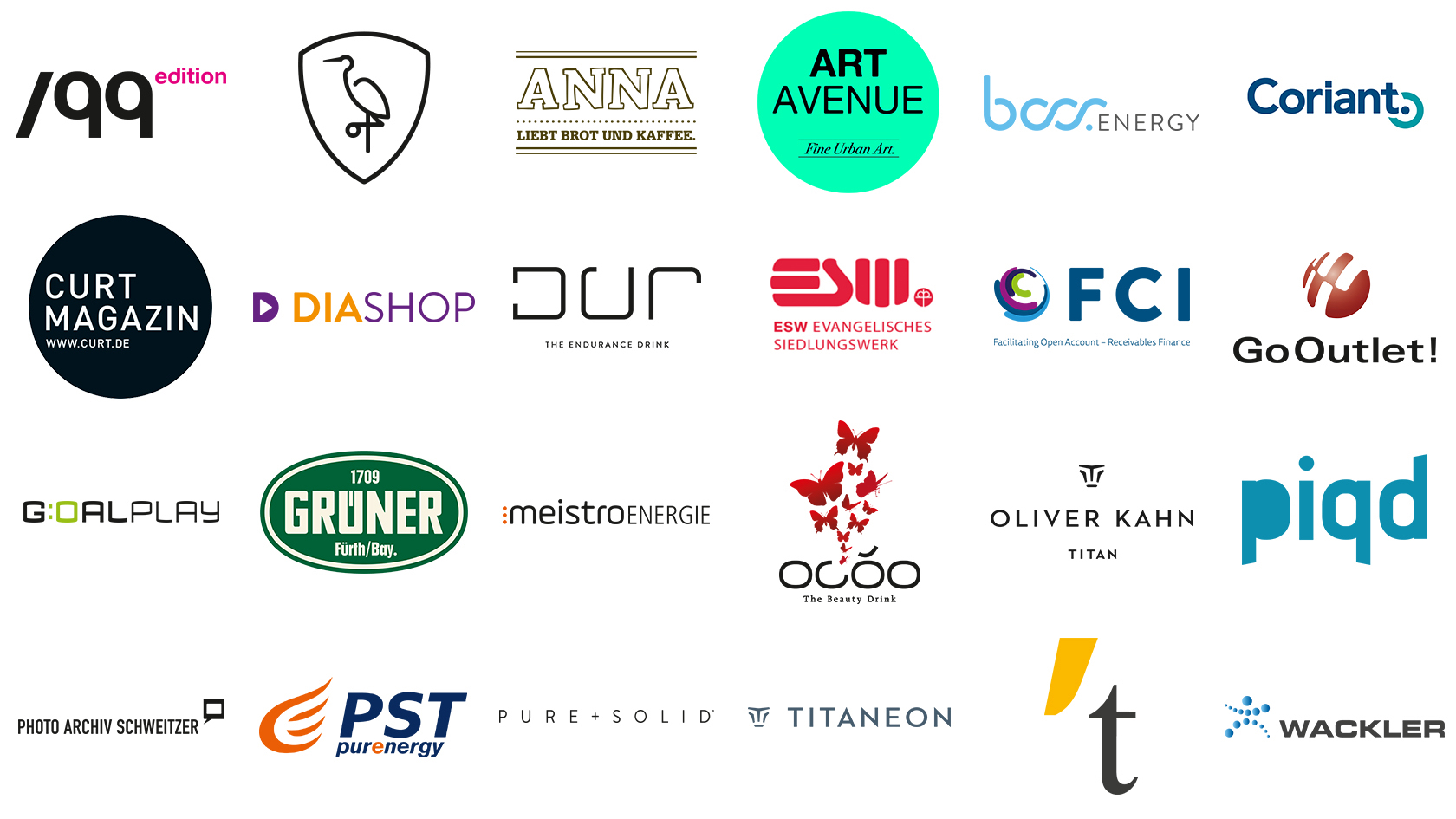 Von Bloom entwickelte Brand-Logos