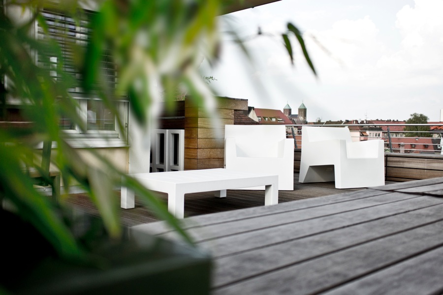 Dachterrasse in Nürnberg