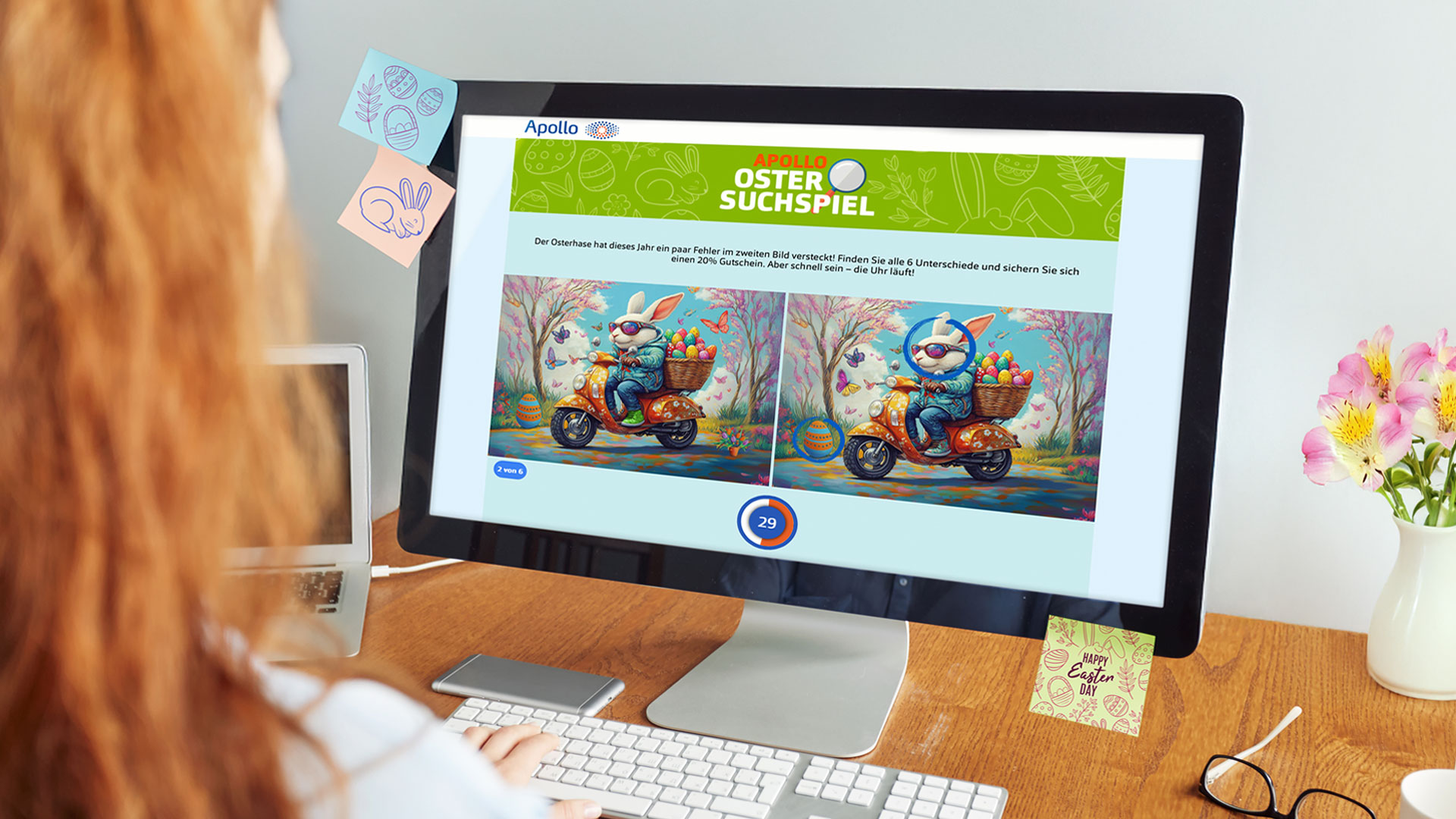 Apollo Gewinnspiel zu Ostern.